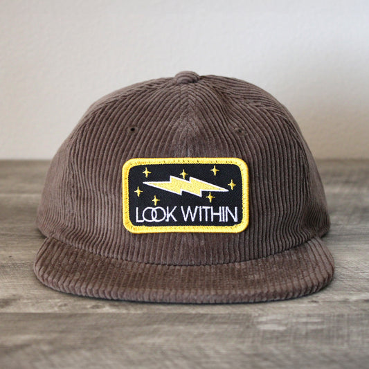 Look Within Corduroy Unstructured Six Panel Hat