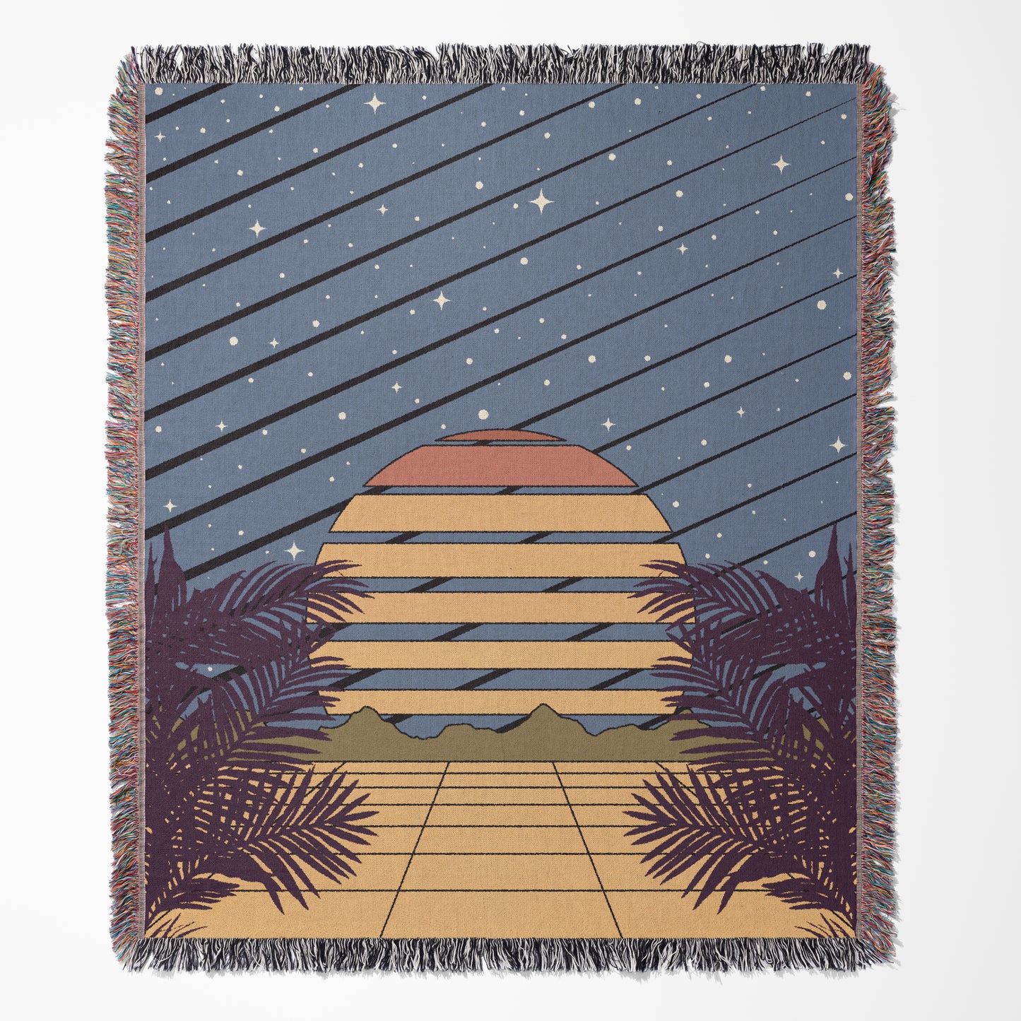 Analog Illusions 50" x 60" Woven Blanket