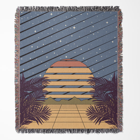 Analog Illusions 50" x 60" Woven Blanket
