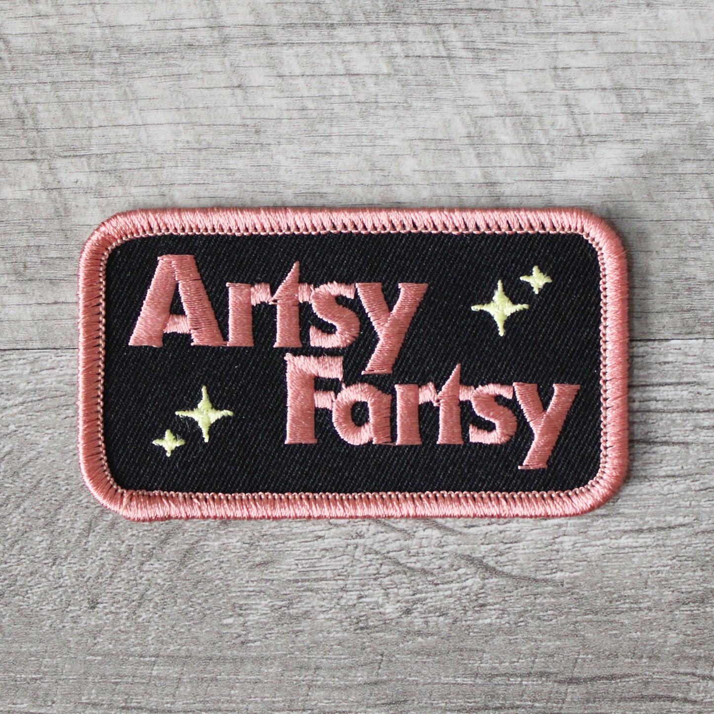 Artsy Fartsy Embroidered Patch