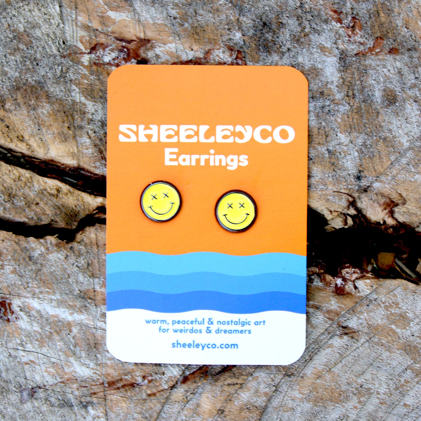 Dead Eyes Soft Enamel Stud Earrings