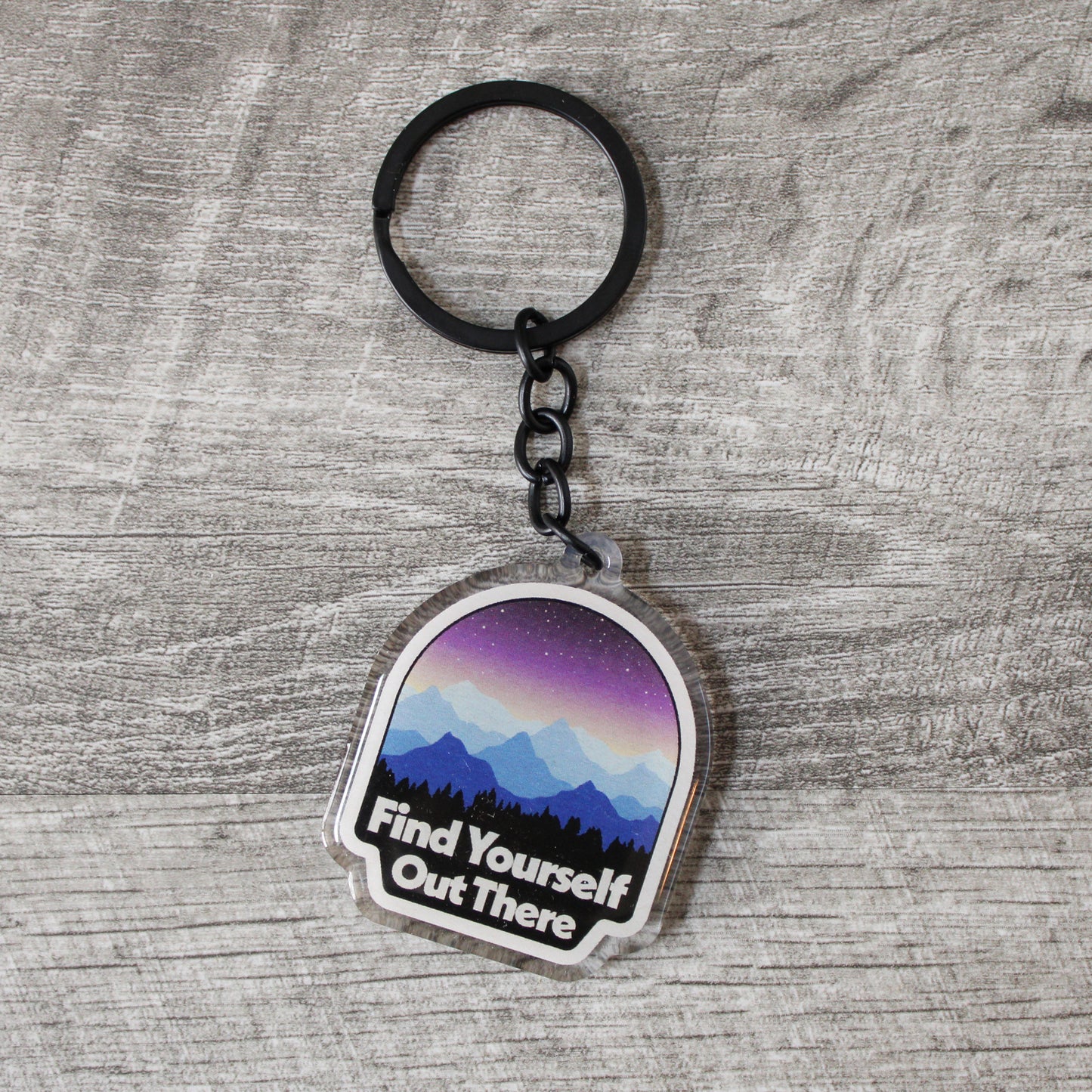 Find Yourself Out There Acrylic Keychain