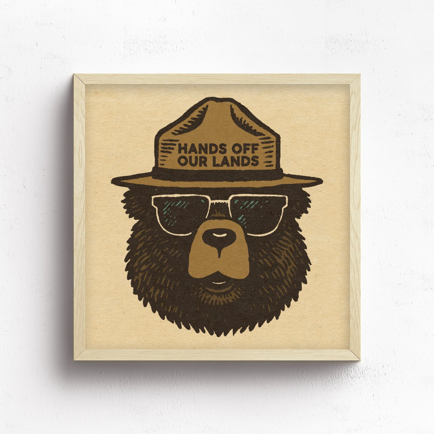 Hands Off Our Lands Print