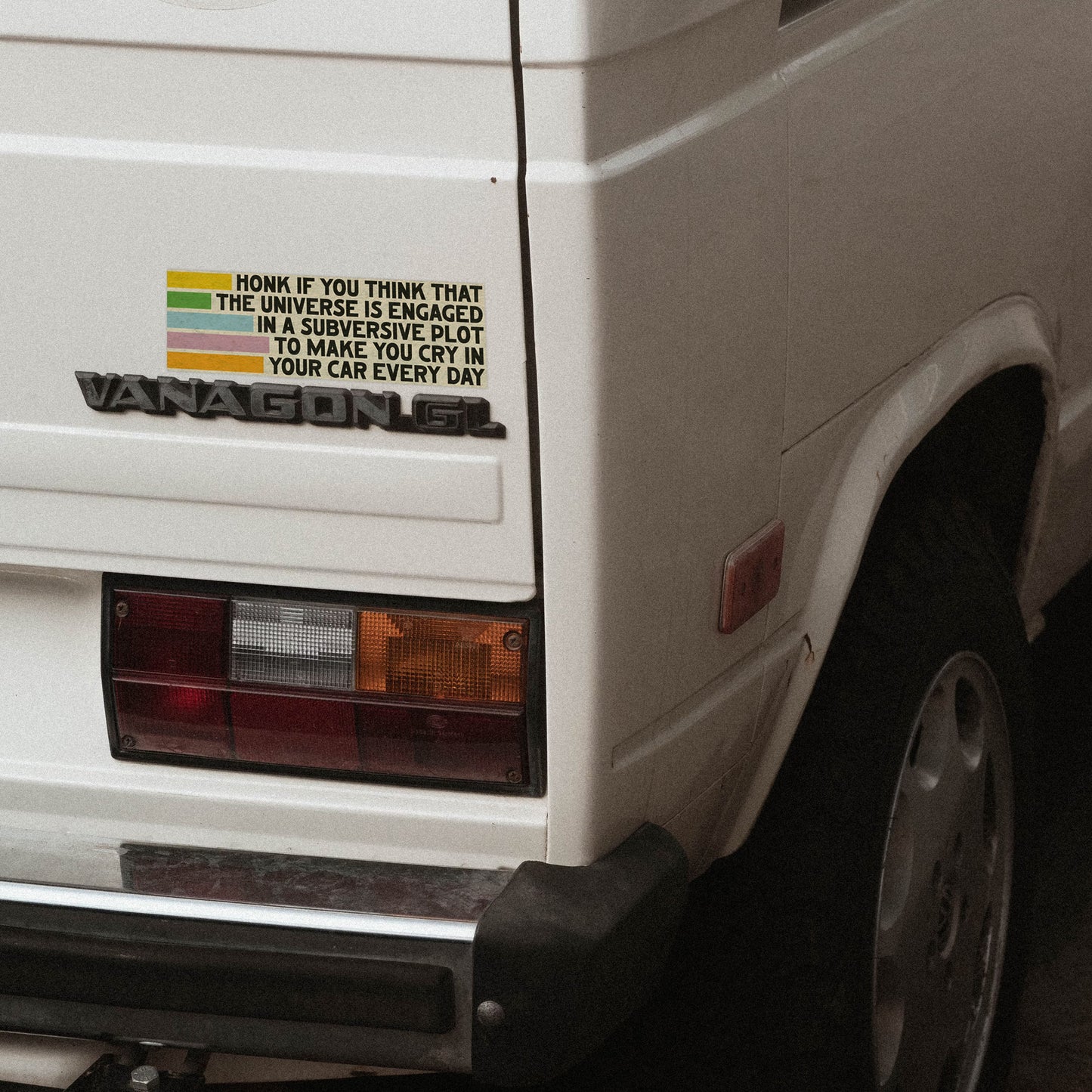 Honk If You Think The Universe Bumper Sticker