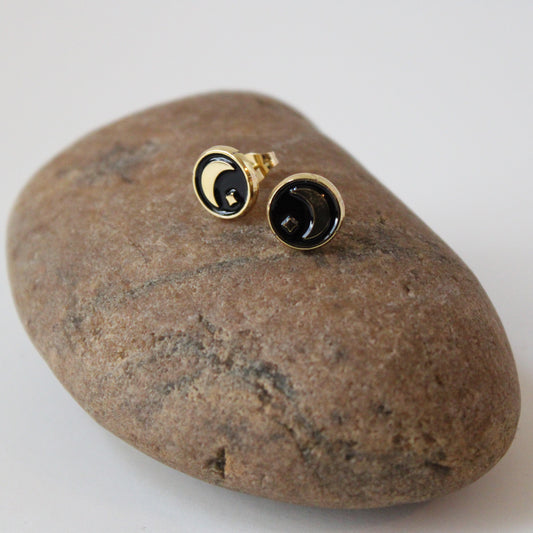 Moonstar Soft Enamel Stud Earrings