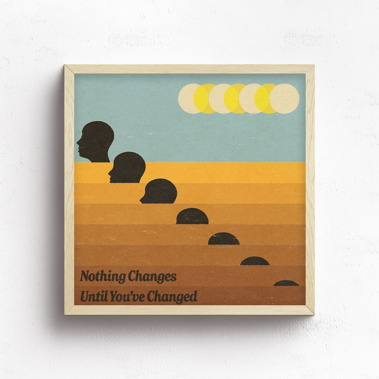 Nothing Changes Until You've Changed Print