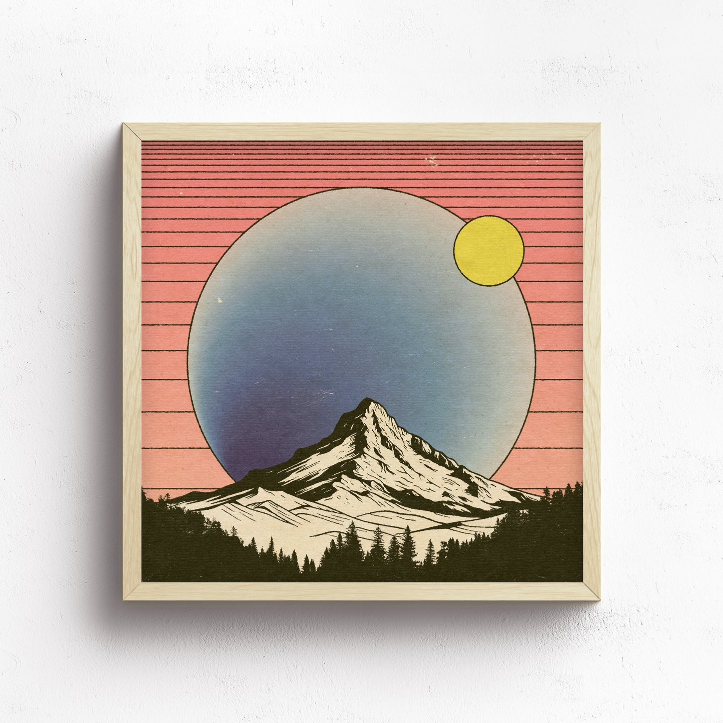 Old Snow Print