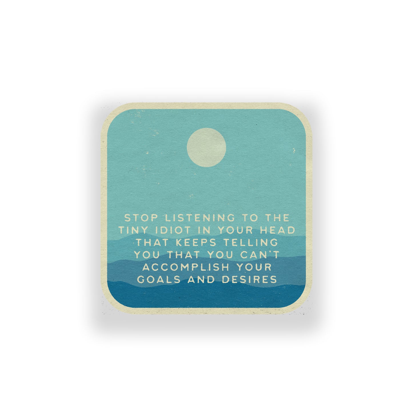 Stop Listening Vinyl Sticker