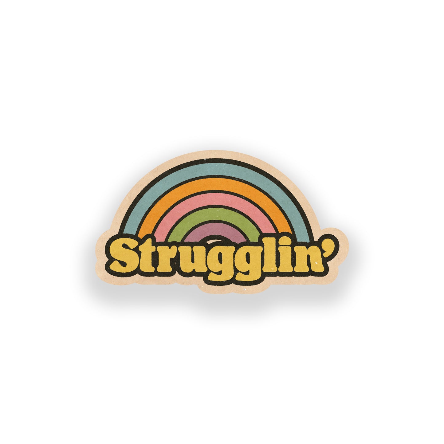 Strugglin Vinyl Sticker
