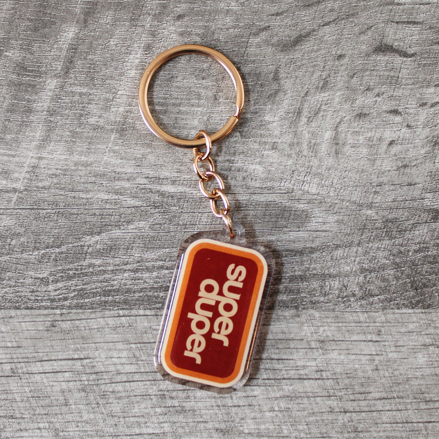 Super Duper Acrylic Keychain