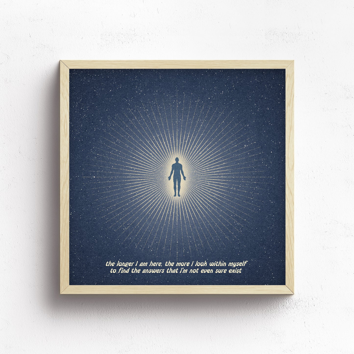 The Longer I Am Here Print