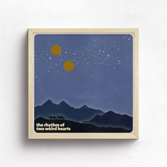 The Rhythm Of Two Weird Hearts Print