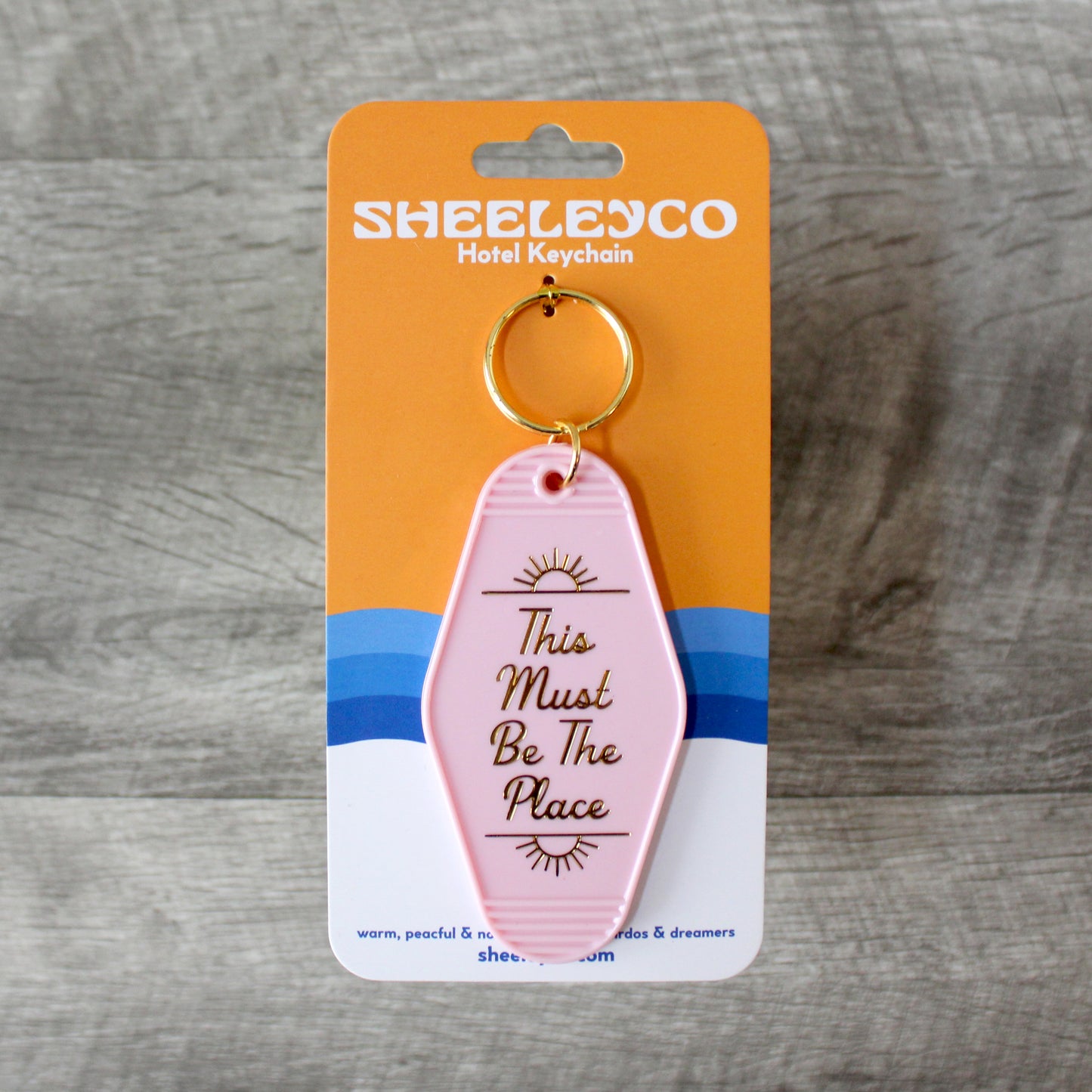 This Must Be The Place Hotel Keychain