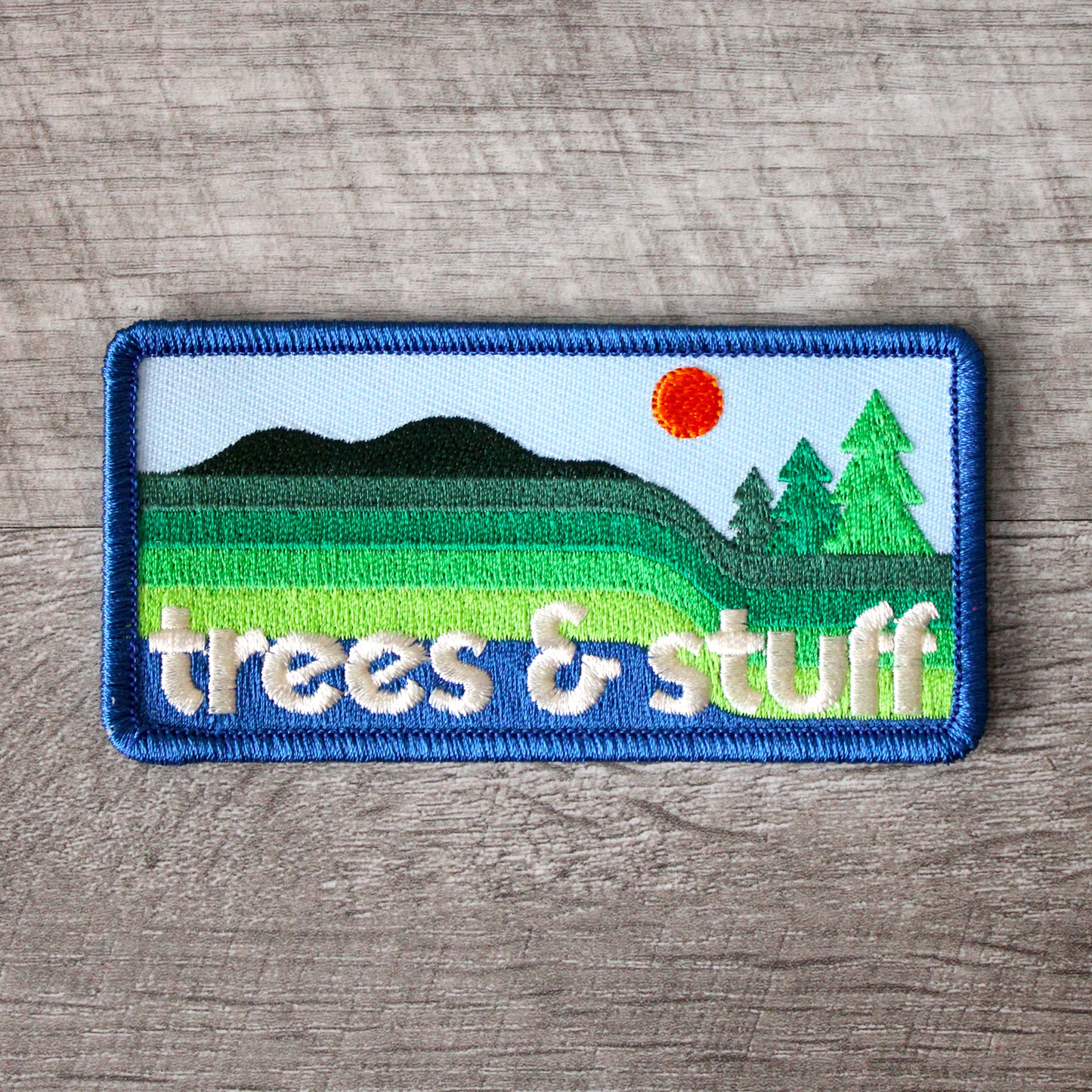 Trees and Stuff Embroidered Patch