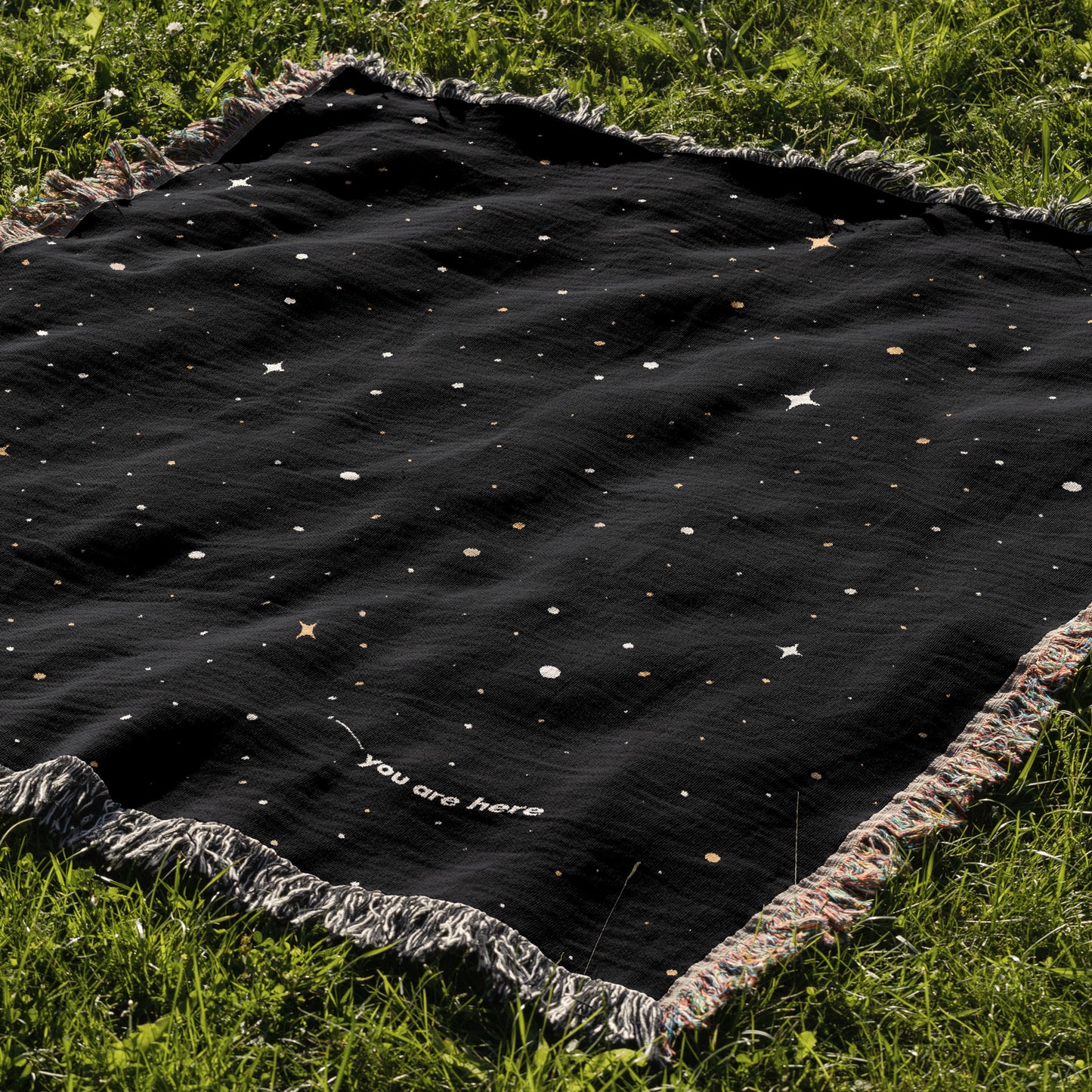 You Are Here 50" x 60" Woven Blanket