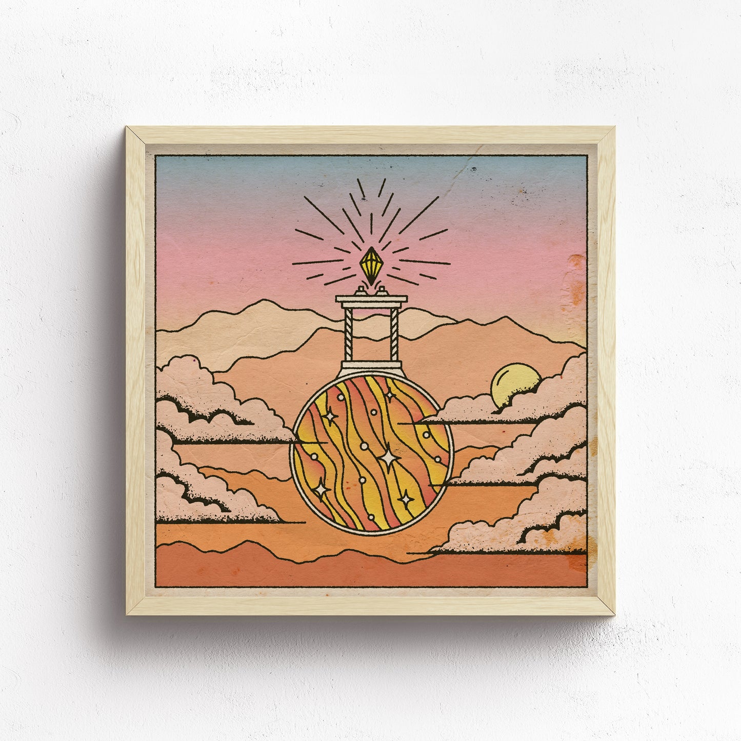 Above The Clouds Print