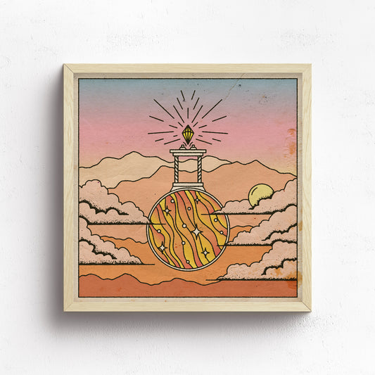 Above The Clouds Print