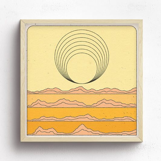 Gold In The Air Print