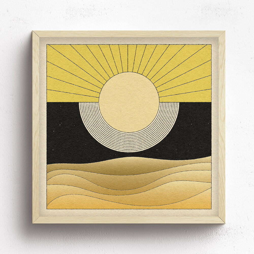 Golden Moon Print