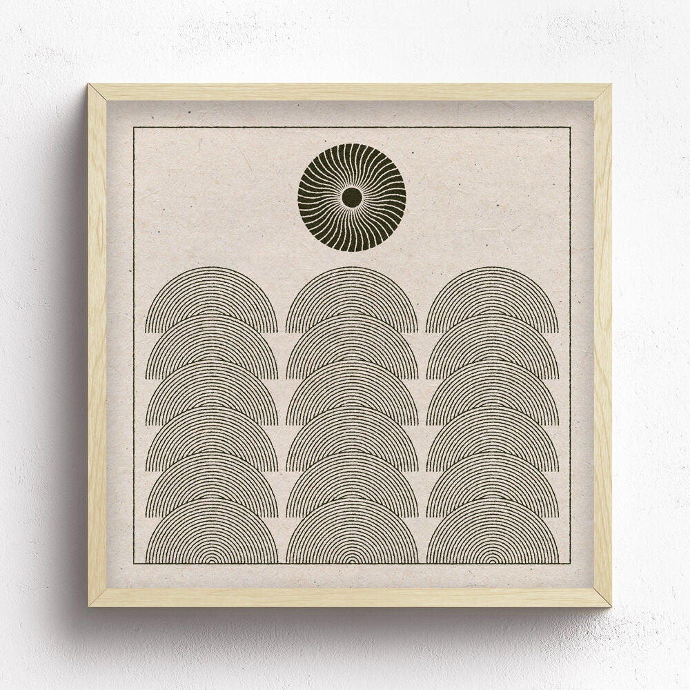 Reflecting Paths Print