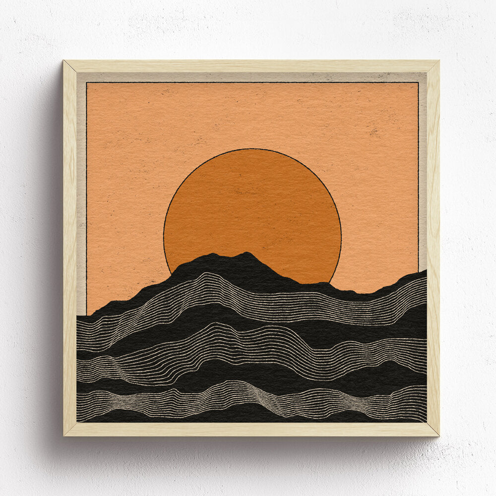 Sand and Stone Print