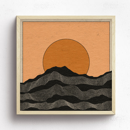 Sand and Stone Print