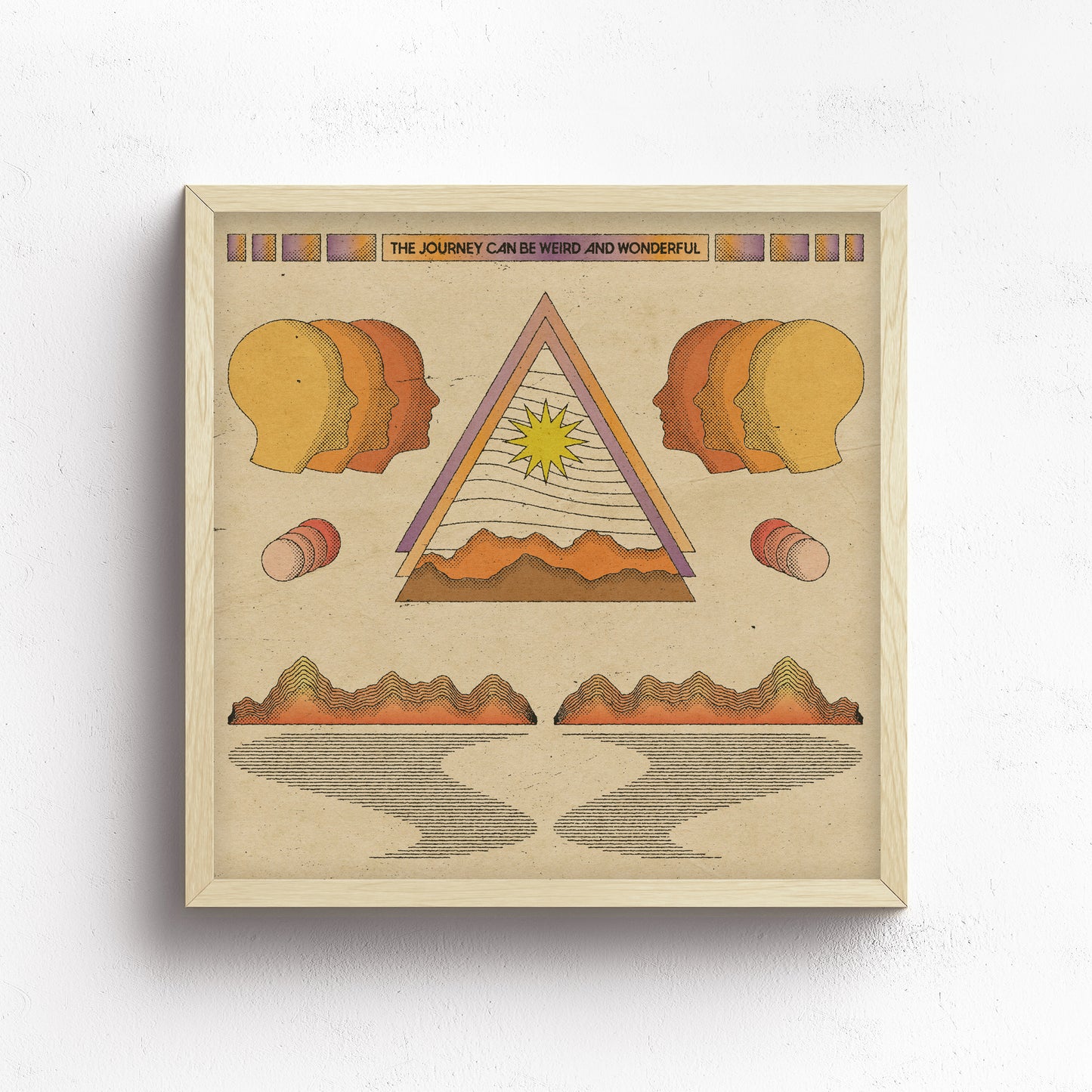 The Journey Can Be Weird Print