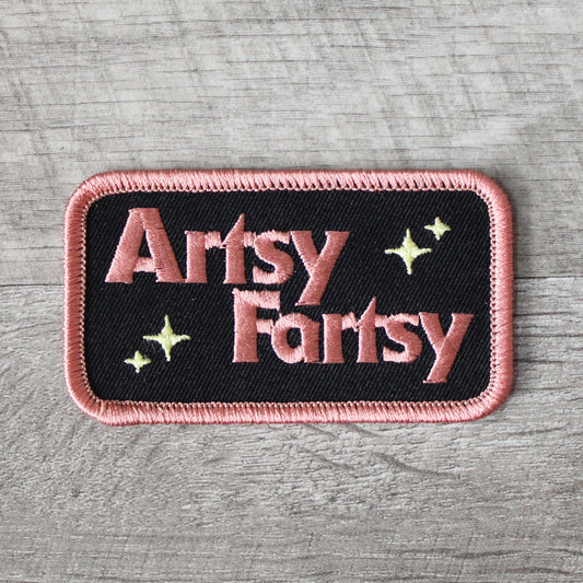 Artsy Fartsy Embroidered Patch
