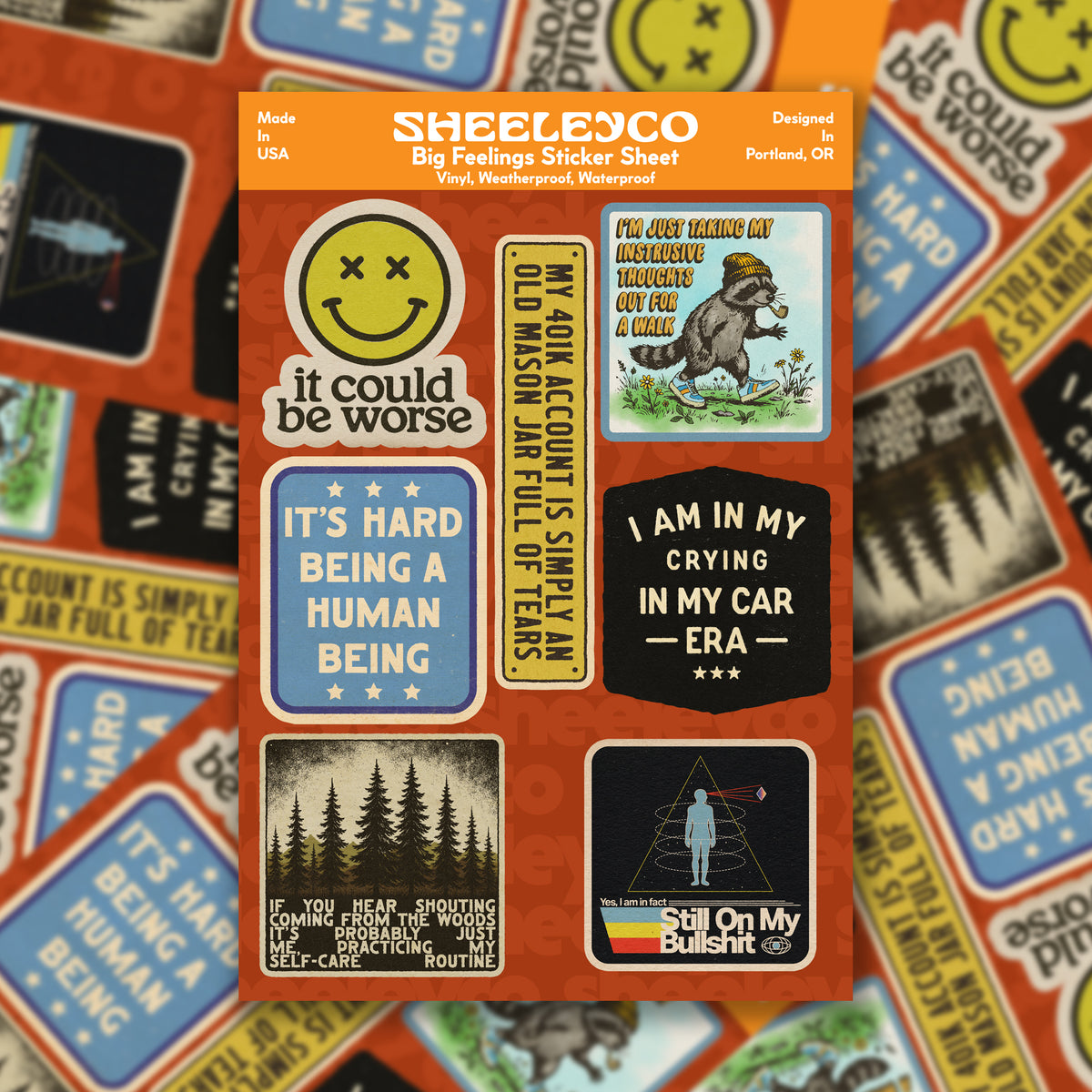 Big Feelings Sticker Sheet