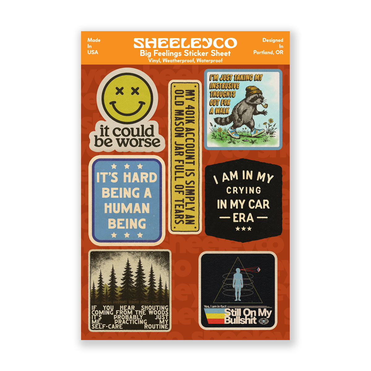 Big Feelings Sticker Sheet