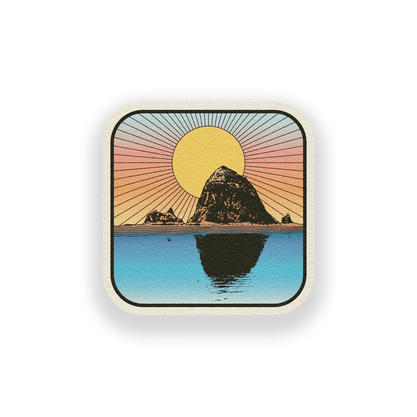 Coastal Breaks Vinyl Sticker