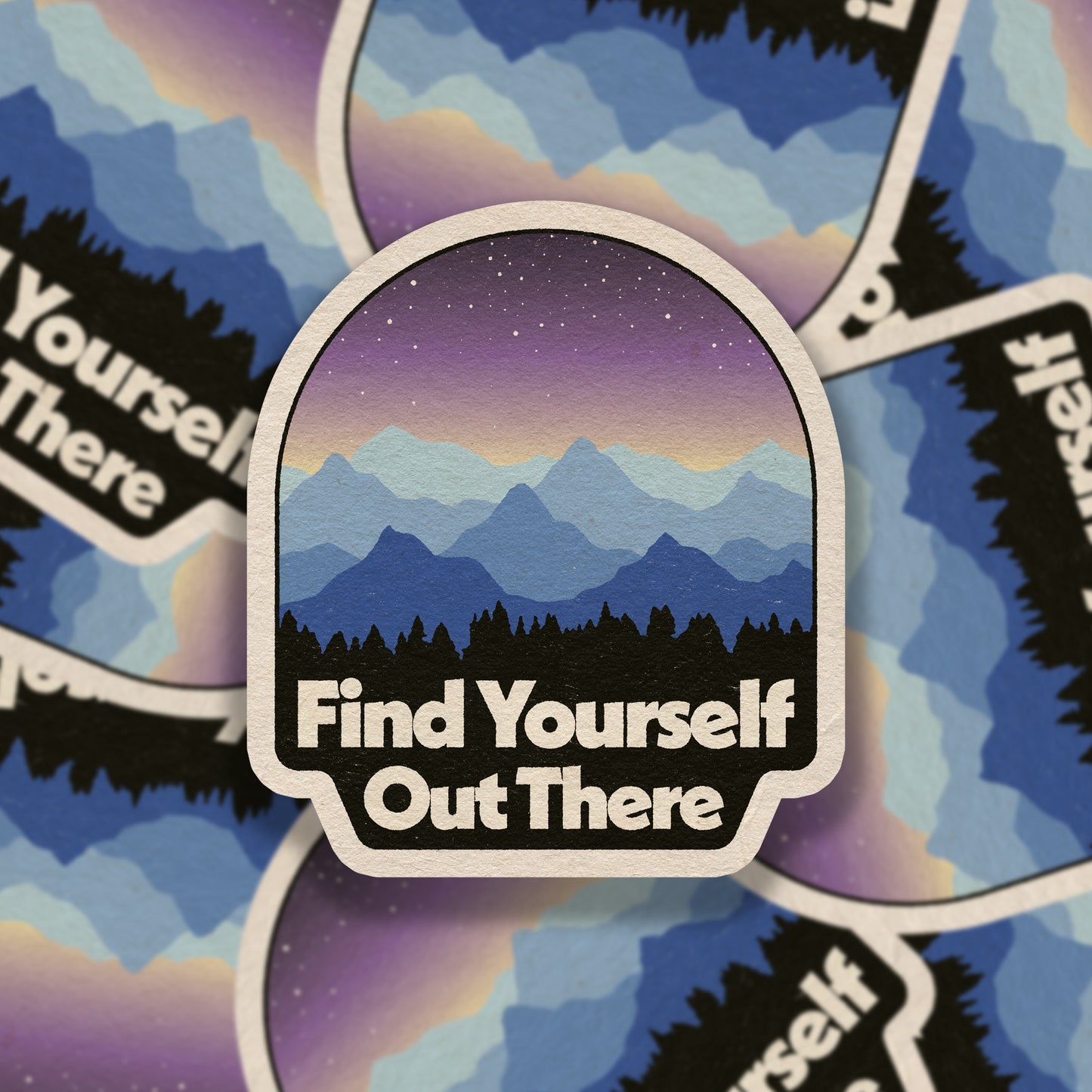 Find Yourself Out There Vinyl Sticker