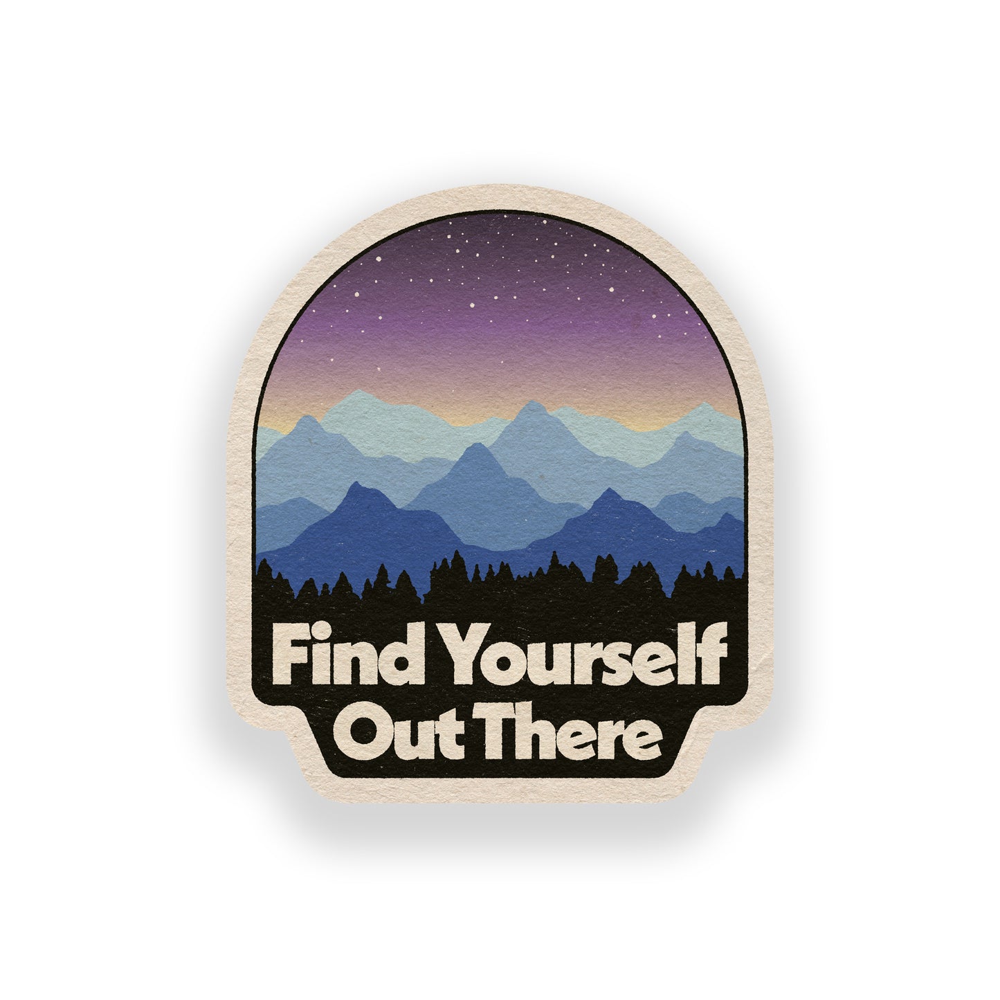 Find Yourself Out There Vinyl Sticker