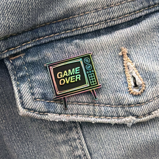 Game Over Soft Enamel Pin