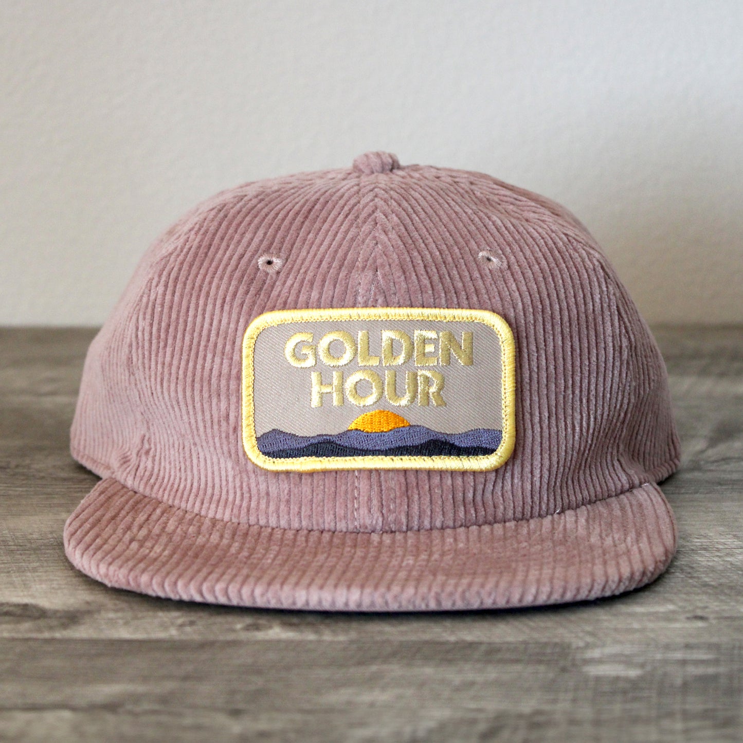 Golden Hour Corduroy Unstructured Six Panel Hat