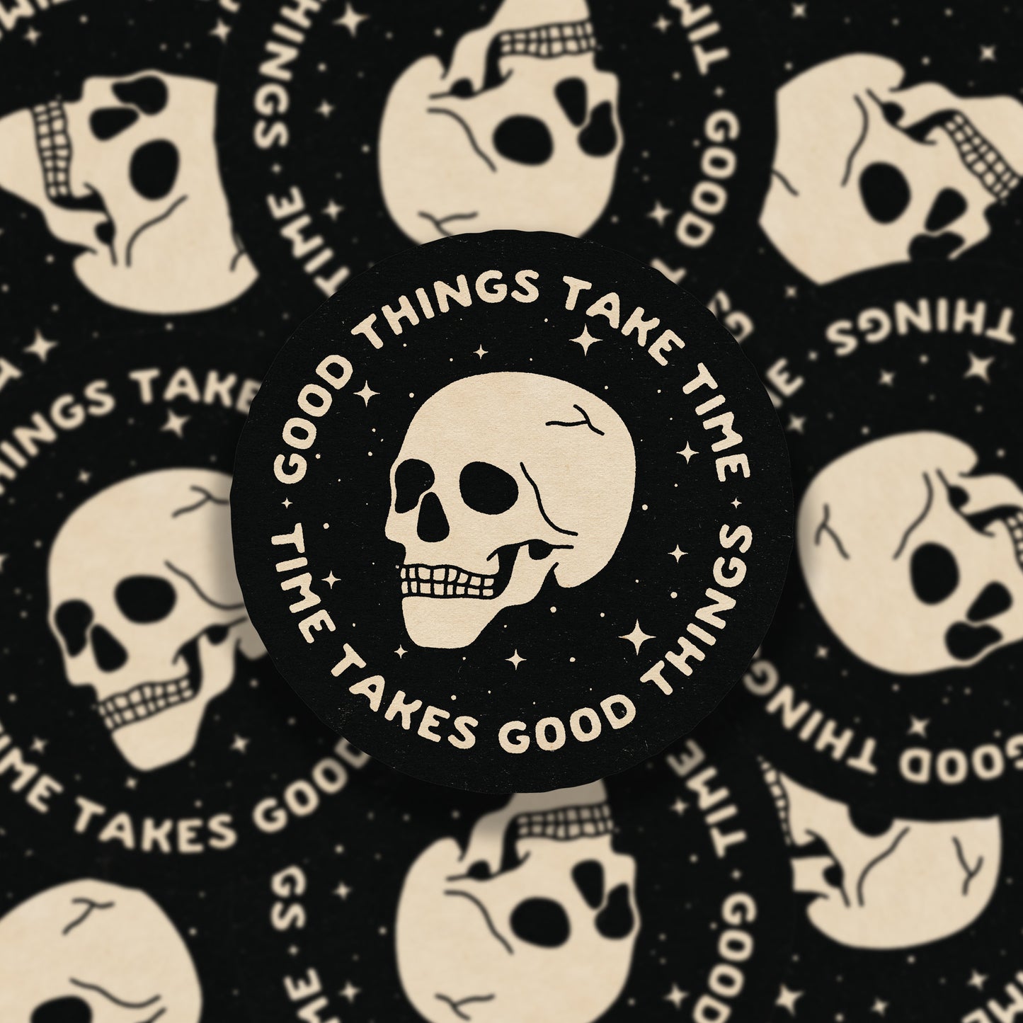 Good Things Take Time Vinyl Sticker