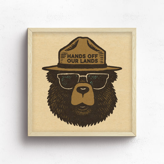 Hands Off Our Lands Print