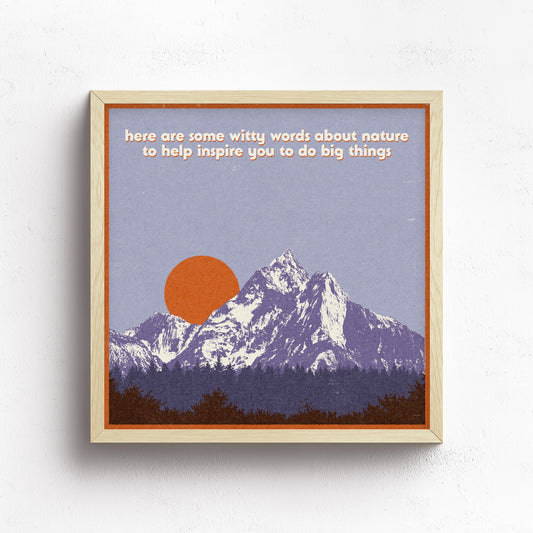 Here Are Some Witty Words Print