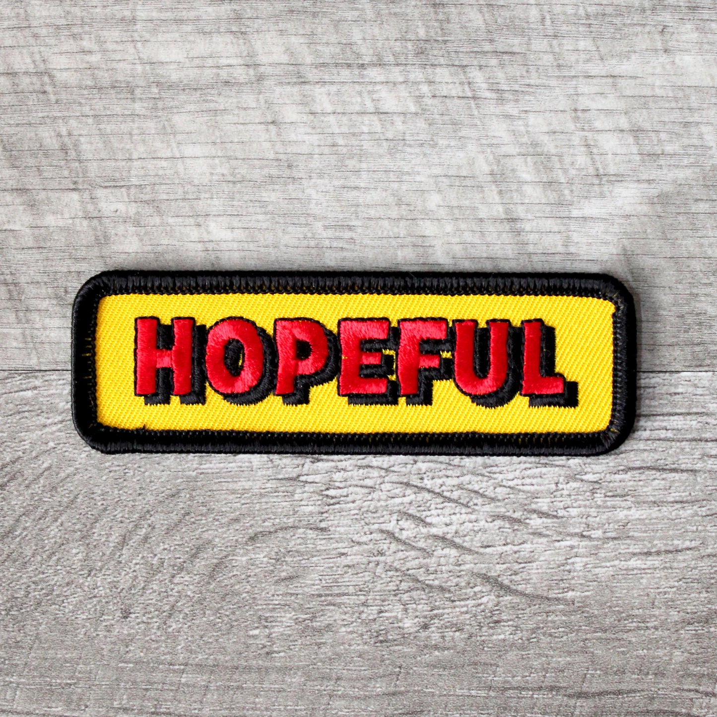Hopeful Embroidered Patch