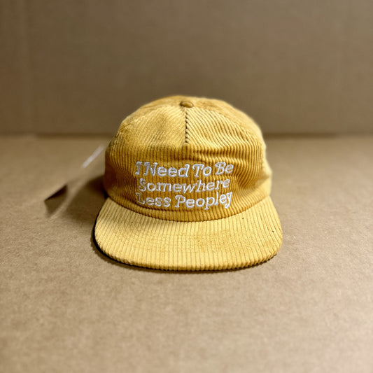 I Need To Be Somewhere Less Peopley Corduroy