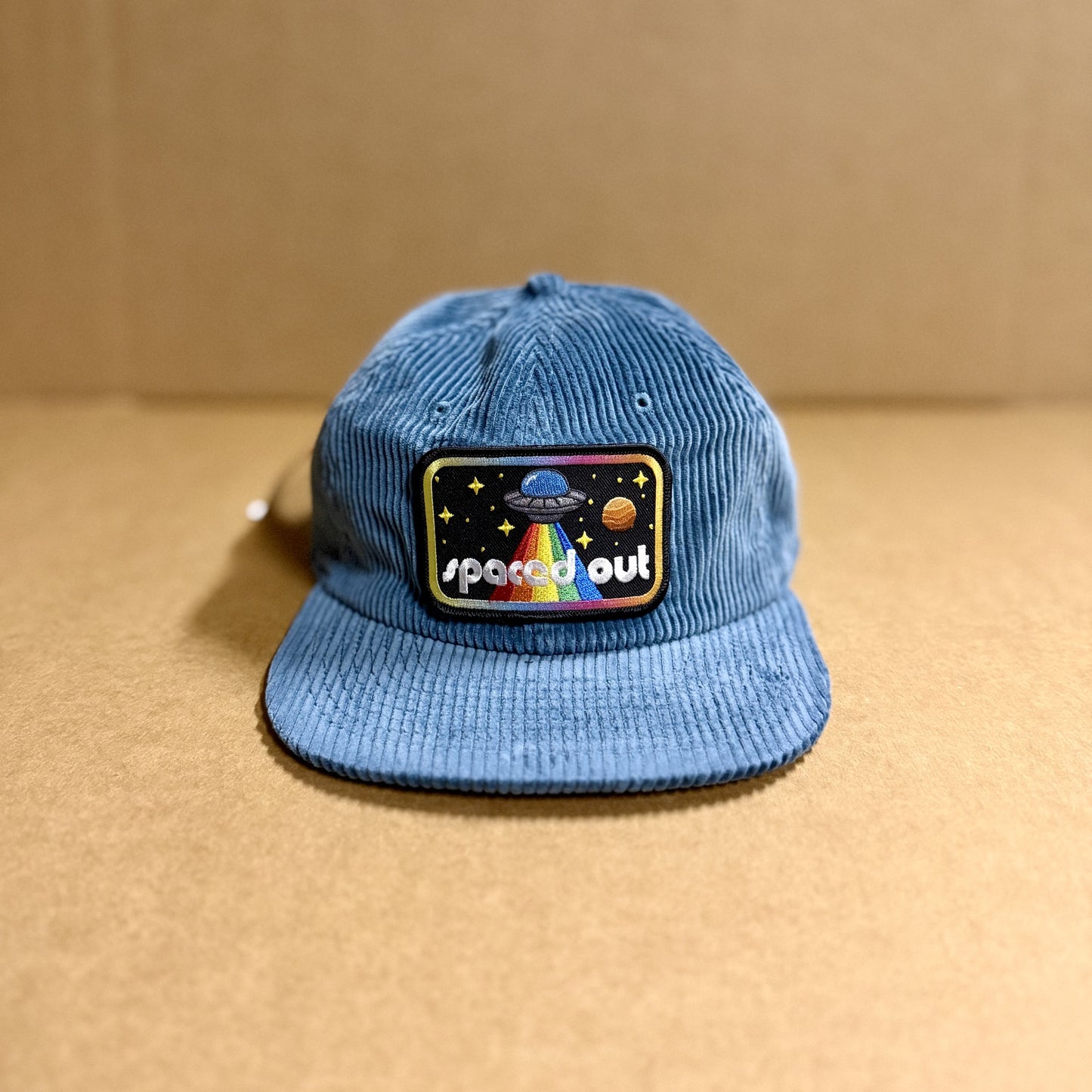 Spaced Out Blue Corduroy