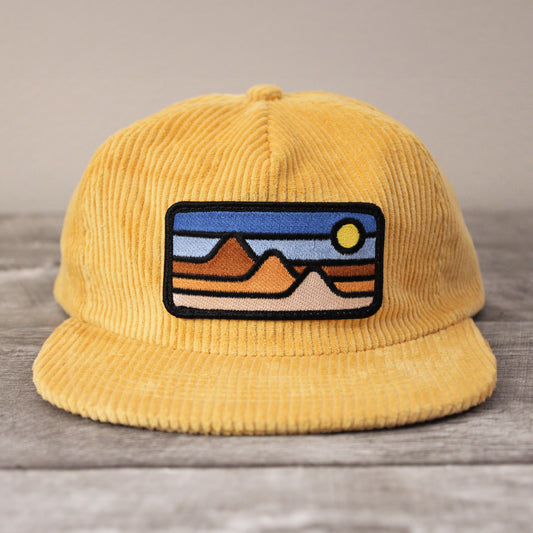 Mountain Color Stack Corduroy Hat