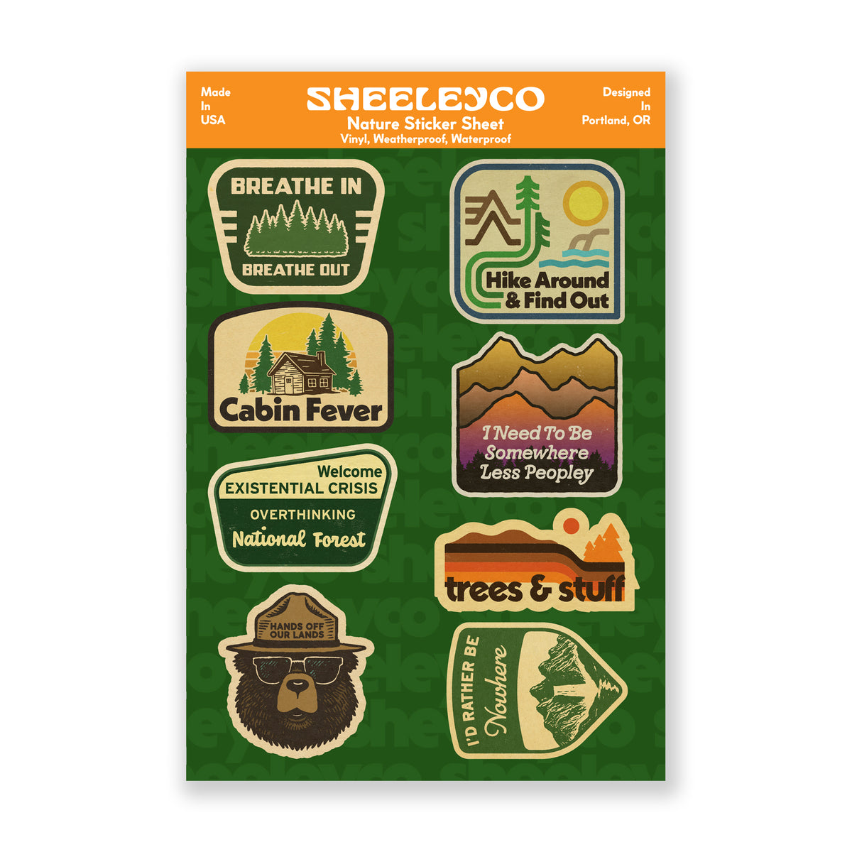 Nature Sticker Sheet