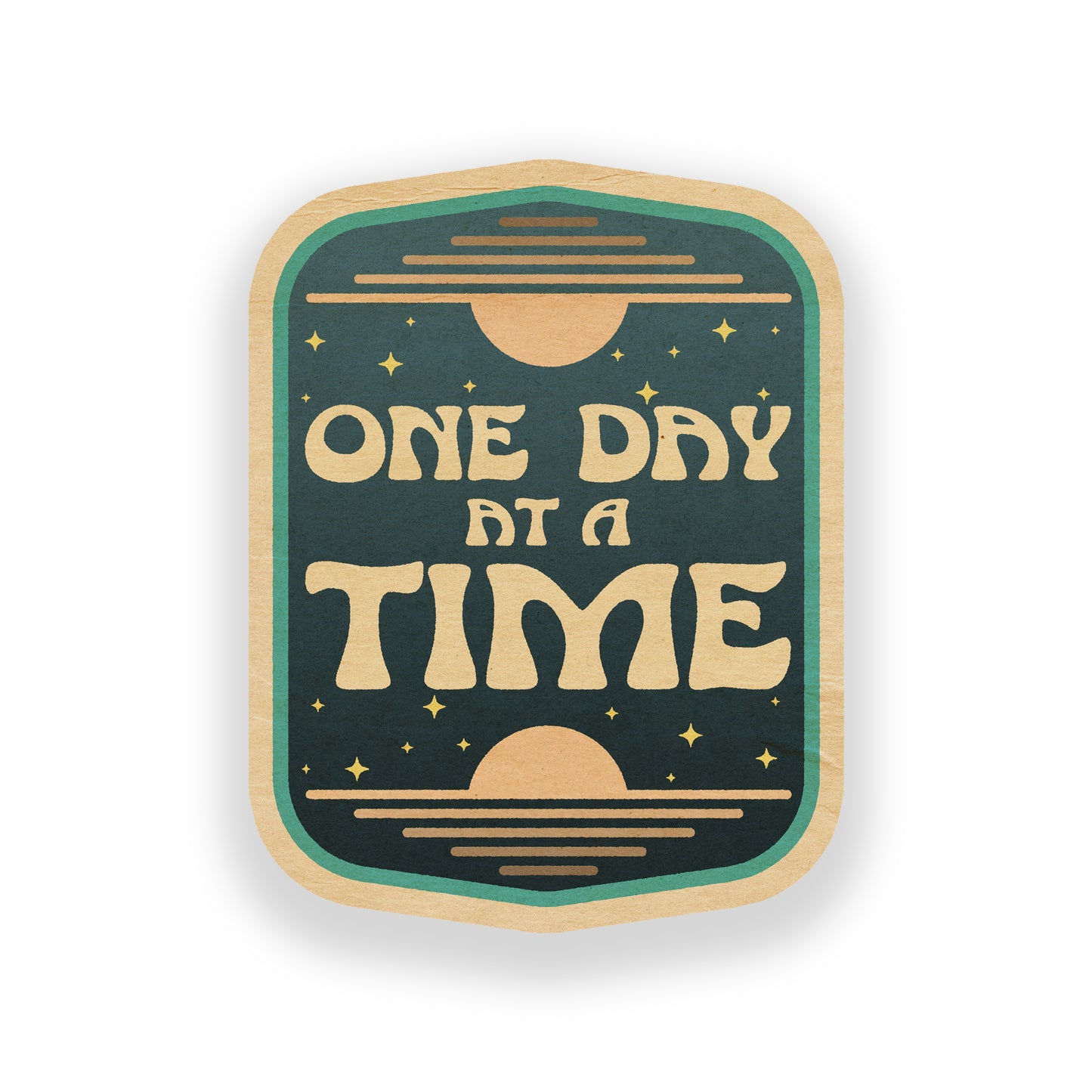 One Day At A Time Vinyl Sticker