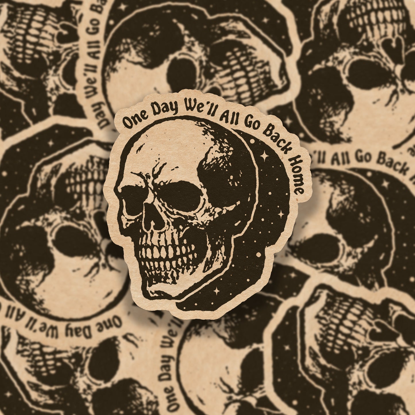 One Day We'll All Go Back Home Vinyl Sticker