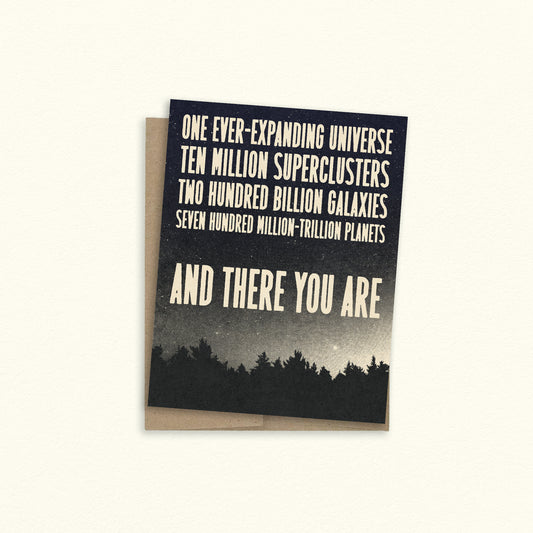 One Ever Expanding Universe Greeting Card