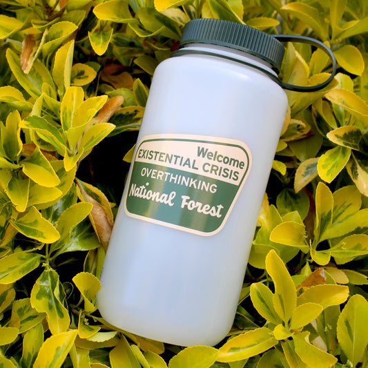 Overthinking National Forest 32oz Nalgene Water Bottle