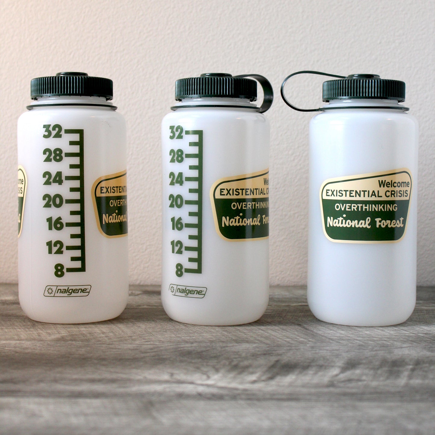 Overthinking National Forest 32oz Nalgene Water Bottle