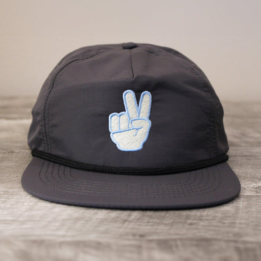 Peace Fingers Nylon Tech Hat