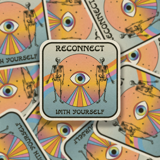 Reconnect With Yourself Vinyl Sticker